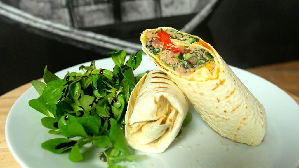 wrap tuna mayones